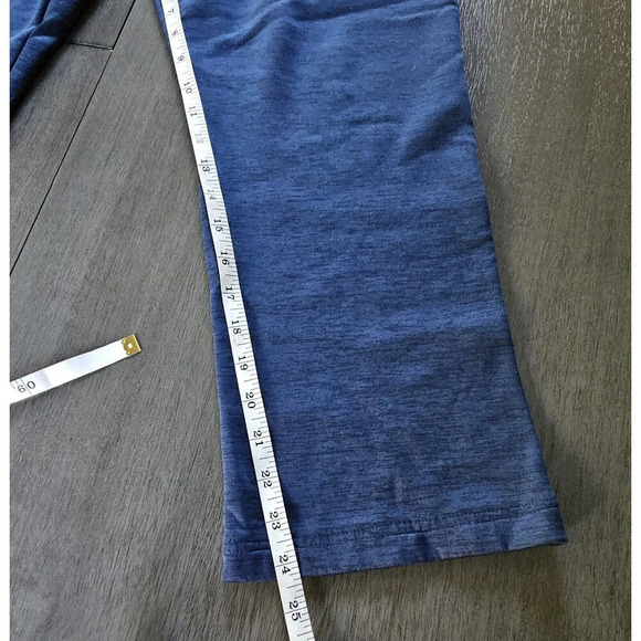 Under Armour Women's Storm Cropped Blue Sweatpants Small Heathered Blue - Picture 6 of 7